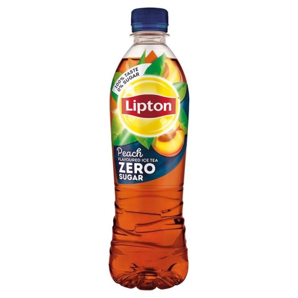 Lipton شاي بارد بطعم الخوخ بدون سكر 500مل