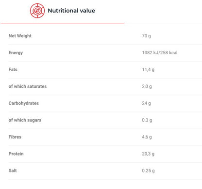 Fit Spo بروتين كوكيز بطعم البرتقال بدون سكر مضاف 70غ