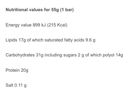 Fit Spo بروتين بار بطعم كريمة البندق 55غ