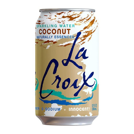 La Croix مياه فوارة بطعم جوز الهند خالي السعرات الحرارية 355مل