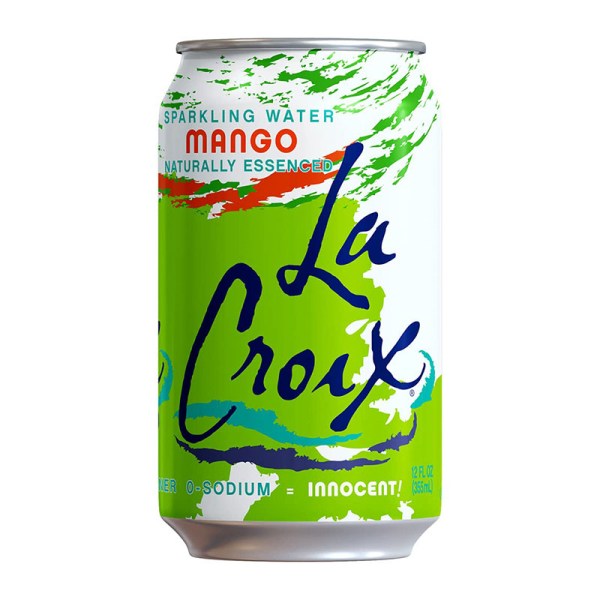 La Croix مياه فوارة بطعم المنجا خالي السعرات الحرارية 355مل