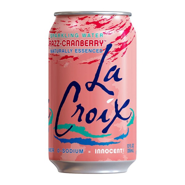 La Croix مياه فوارة بطعم الكرانبيري خالي السعرات الحرارية 355مل