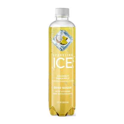 Sparkling Ice مياه فوارة بطعم جوز الهند والأناناس قليلة السعرات الحرارية 500مل