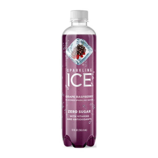 Sparkling Ice مياه فوارة بطعم العنب والرازبيري قليلة السعرات الحرارية 500مل