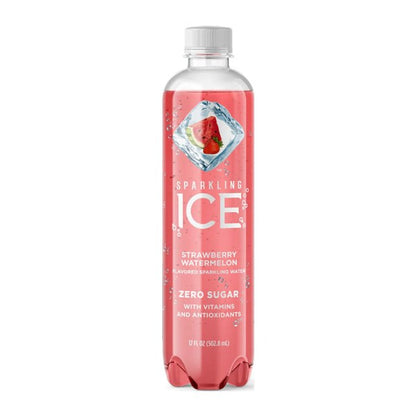 Sparkling Ice مياه فوارة بطعم الفراولة والبطيخ قليلة السعرات الحرارية 500مل